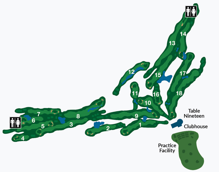 Olympic View Course Overview Map