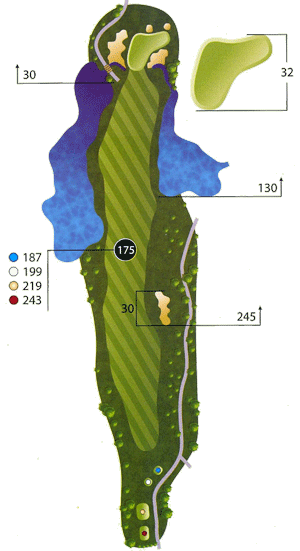 Hole 1 graphic